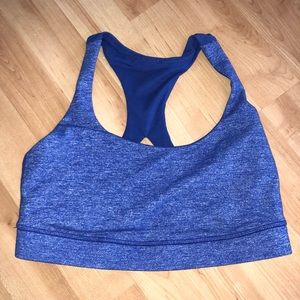 Lululemon Blue Heather Sports Bra